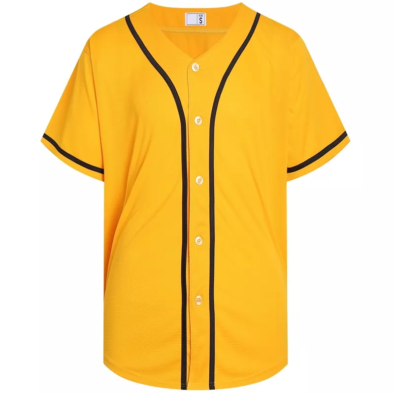 Baseball dres s polnimi gumbi