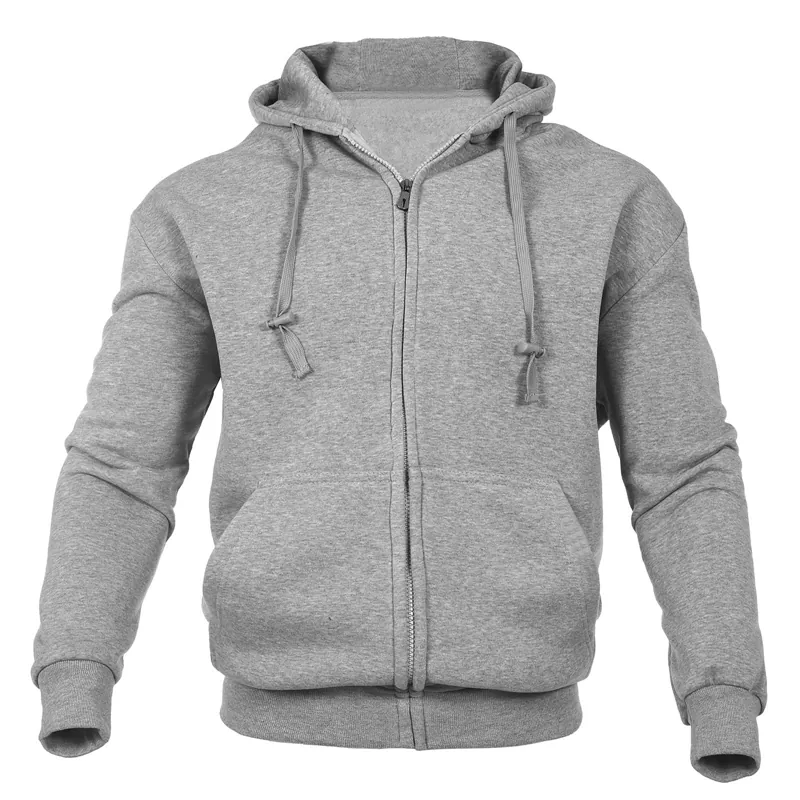Moška polna zadrga Hoodie